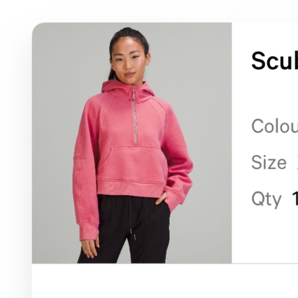 Lululemon Athletica Pink Sweater Oversized Fit